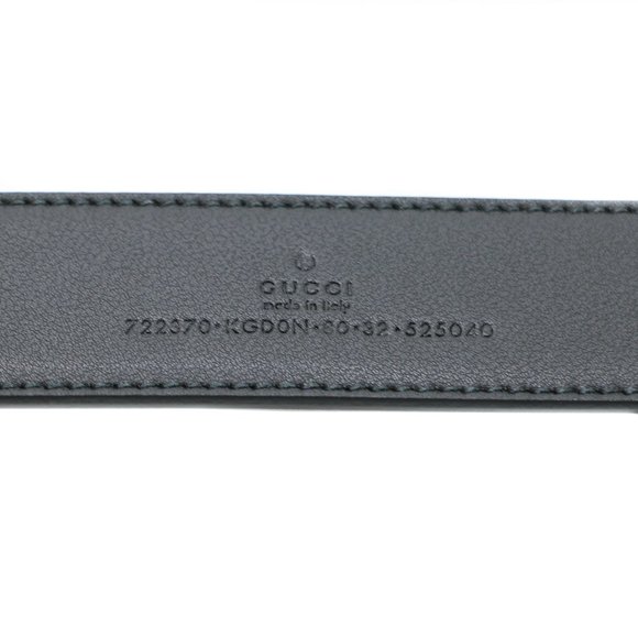 12788 - Gucci GG Belt With Rectangular Buckle 722370 80 32